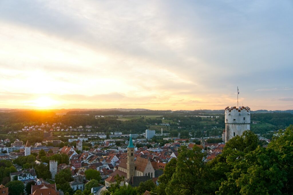 Altstadt mit Uhrturm